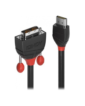 Lindy 36271 Kabel HDMI - DVI-D Single Link - 1m