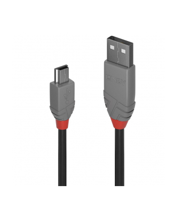 Lindy 36724 Kabel USB 2.0 A Mini-B Anthra Line 3m (ly36724)