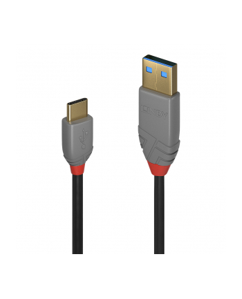 Lindy 36886 Kabel USB 2.0 A-C Anthra Line 1m (ly36886)