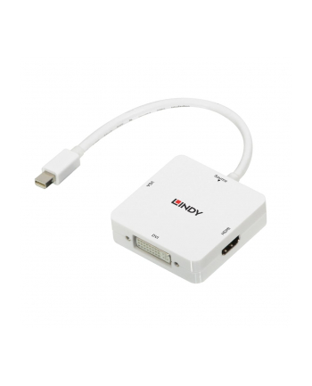 Lindy Przejściówka Mini DisplayPort HDMI 2.0, DVI D, VGA (ly38297)