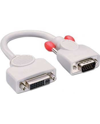 Lindy VGA to DVI Analogue Adapter Cable, 0.2m (41223)