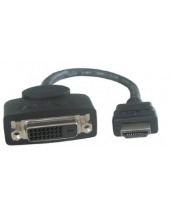 Lindy DVI-D FM/HDMI M Adapter Cable, 0.2m (41227)