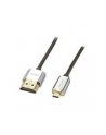 Lindy 41681 płaski  Kabel HDMI - Micro HDMI (typu D) 1.4a High Speed Cat2 Ethernet,  Slim - nr 19