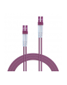 Lindy 46343 Kabel optyczny światłowód LC LC OM4 różowy 5m (ly46343) - nr 27