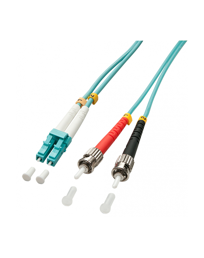 Lindy 46380 Kabel optyczny światłowód LC ST OM3 niebieski 1m (ly46380) główny