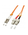 Lindy 46991 Kabel optyczny światłowód LC SC OM2 pomarańczowy 2m (ly46991) - nr 3