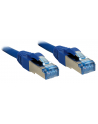 Lindy 47147 Kabel sieciowy (skrętka) RJ45 Cat.6a S/FTP LS0H, Niebieski - 1m - nr 2