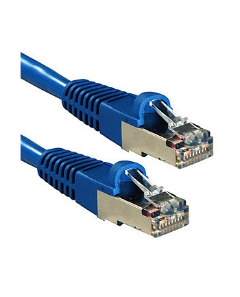 Lindy 47154 Kabel sieciowy (skrętka) RJ45 Cat.6a S/FTP LS0H, Niebieski - 15m