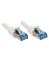 Lindy 47195 Kabel sieciowy (skrętka) RJ45 Cat.6a S/FTP LS0H, Biały - 3m - nr 1