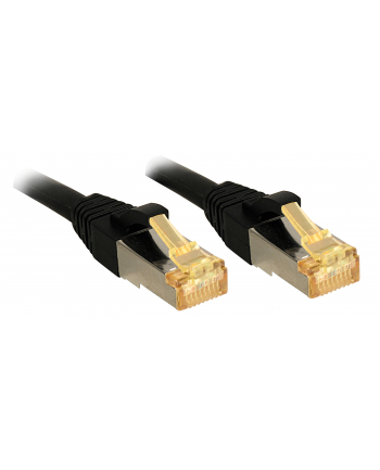 Lindy 47306 Kabel sieciowy skrętka Cat.7 S/FTP LS0H RJ45 Cat.6a Czarny 0,5m (ly47306)