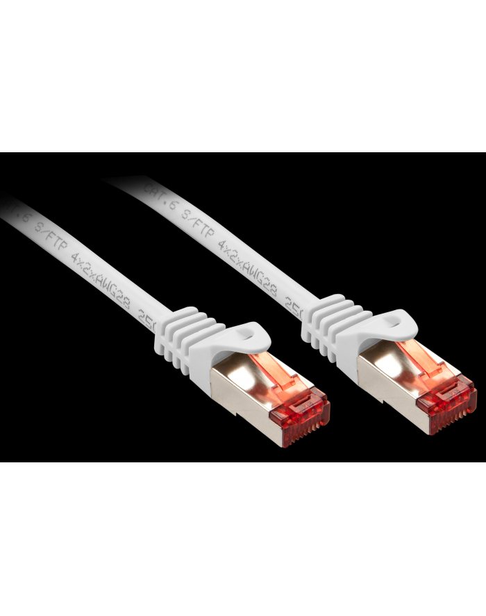 Lindy 47386 Kabel sieciowy (skrętka) RJ45 Cat.6 S/FTP, Biały - 5m główny