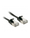 Lindy 47483 Kabel sieciowy (skrętka) RJ45 Cat.6a U/FTP, płaski, Czarny - 3m - nr 3