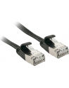 Lindy 47483 Kabel sieciowy (skrętka) RJ45 Cat.6a U/FTP, płaski, Czarny - 3m - nr 4