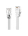Lindy 47501 Kabel sieciowy (skrętka) RJ45 Cat.6 U/UTP, płaski, Biały - 1m - nr 18