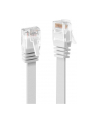 Lindy 47501 Kabel sieciowy (skrętka) RJ45 Cat.6 U/UTP, płaski, Biały - 1m - nr 20
