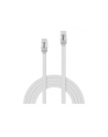 Lindy 47504 Kabel sieciowy (skrętka) RJ45 Cat.6 U/UTP, płaski, Biały - 5m - nr 11