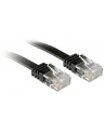 Lindy 47520 Kabel sieciowy (skrętka) RJ45 Cat.6 U/UTP, płaski, Czarny - 0,3m - nr 1