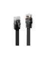 Lindy 47521 Kabel sieciowy (skrętka) RJ45 Cat.6 U/UTP, płaski, Czarny - 1m - nr 15