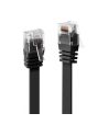 Lindy 47521 Kabel sieciowy (skrętka) RJ45 Cat.6 U/UTP, płaski, Czarny - 1m - nr 9