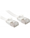 Lindy 47540 Kabel sieciowy (skrętka) RJ45 Cat.6a U/FTP, płaski, Biały - 0,3m - nr 4