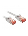 Lindy 47551 Kabel sieciowy (skrętka) RJ45 Cat.6 U/FTP, płaski, Szary - 1m - nr 3