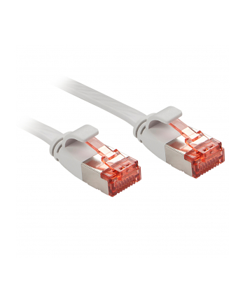 Lindy 47553 Kabel sieciowy (skrętka) RJ45 Cat.6 U/FTP, płaski, Szary - 3m