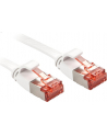 Lindy 47560 Kabel sieciowy (skrętka) RJ45 Cat.6 U/FTP, płaski, Biały - 0,3m - nr 7