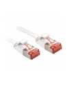 Lindy 47561 Kabel sieciowy (skrętka) RJ45 Cat.6 U/FTP, płaski, Biały - 1m - nr 6