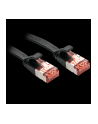 Lindy 47570 Kabel sieciowy (skrętka) RJ45 Cat.6 U/FTP, płaski, Czarny - 0,3m - nr 5