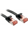 Lindy 47573 Kabel sieciowy (skrętka) RJ45 Cat.6 U/FTP, płaski, Czarny - 3m - nr 4