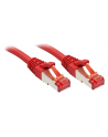 Lindy 47736 Kabel sieciowy (skrętka) Cat.6 S/FTP, czerwony - 5m - nr 1