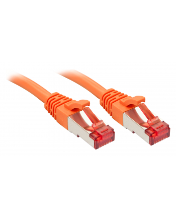 Lindy 47806 Kabel sieciowy (skrętka) Cat.6 S/FTP, pomarańczowy - 0,5m