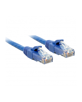 Lindy 48021 Kabel sieciowy (skrętka) RJ45 CAT6 U/UTP, niebieski - 7,5m