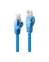 Lindy 48171 Kabel sieciowy (skrętka) RJ45 Cat.6 U/UTP, niebieski - 0,5m - nr 17