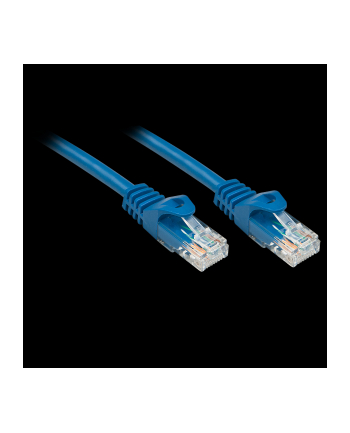Lindy 48174 Kabel sieciowy (skrętka) RJ45 Cat.6 U/UTP, niebieski - 3m