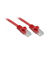 Lindy 48182 Kabel sieciowy (skrętka) RJ45 Cat.6 U/UTP, czerwony - 1m - nr 1