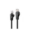 Lindy 48192 Kabel sieciowy (skrętka) RJ45 Cat.6 U/UTP, czarny - 1m - nr 7