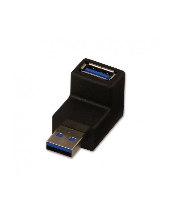 Lindy Kątowy adapter przejściówka dolny USB 3.0 A wtyk - A gniazdo (71260) główny