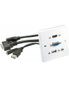 Lindy 60220 Moduł ścienny VGA/HDMI/USB 3.5mm jack stereo (ly60220) - nr 5