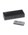 Lindy 38084 Przełącznik (switch) Matrix HDMI 4K UHD 2 ekrany 4-portowy z audio, portem optycznym i analogowym   pilot IR - nr 17