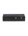 Lindy 38084 Przełącznik (switch) Matrix HDMI 4K UHD 2 ekrany 4-portowy z audio, portem optycznym i analogowym   pilot IR - nr 18