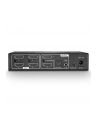 Lindy 38084 Przełącznik (switch) Matrix HDMI 4K UHD 2 ekrany 4-portowy z audio, portem optycznym i analogowym   pilot IR - nr 3