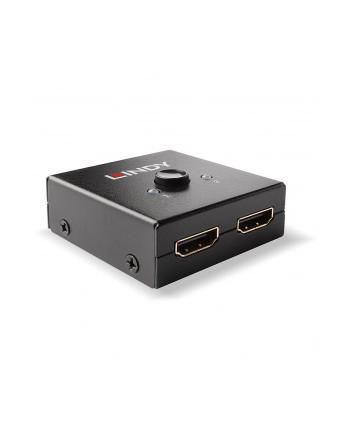 Lindy 38336 Switch (przełącznik) dwukierunkowy 2-portowy HDMI (1xOUT - 2xIN) 4K Ultra HD nr 1