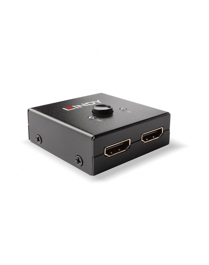 Lindy 38336 Switch (przełącznik) dwukierunkowy 2-portowy HDMI (1xOUT - 2xIN) 4K Ultra HD główny