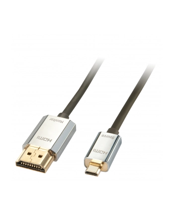 Lindy Cromo Slim Kabel HDMI-micro HDMI High Speed z Ethernet-3m (LY41678) nr 1