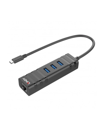 Lindy 43249 Rozdzielacz USB 3.1 z Gigabit Ethernet (ly43249) nr 1