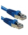 Lindy 47154 Kabel sieciowy (skrętka) RJ45 Cat.6a S/FTP LS0H, Niebieski - 15m - nr 7