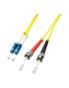 Lindy 47461 Kabel optyczny (światłowód) LC - ST OS2 jednomodowy, żółty - 2m - nr 12