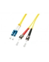 Lindy 47461 Kabel optyczny (światłowód) LC - ST OS2 jednomodowy, żółty - 2m - nr 3