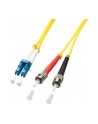 Lindy 47461 Kabel optyczny (światłowód) LC - ST OS2 jednomodowy, żółty - 2m - nr 9